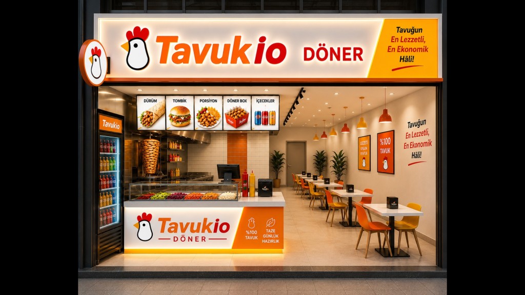 Tavukio modern mağaza konsepti